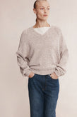 Marle Moss Sweater - Fleur Speckle