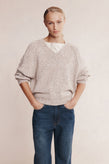 Marle Moss Sweater - Fleur Speckle