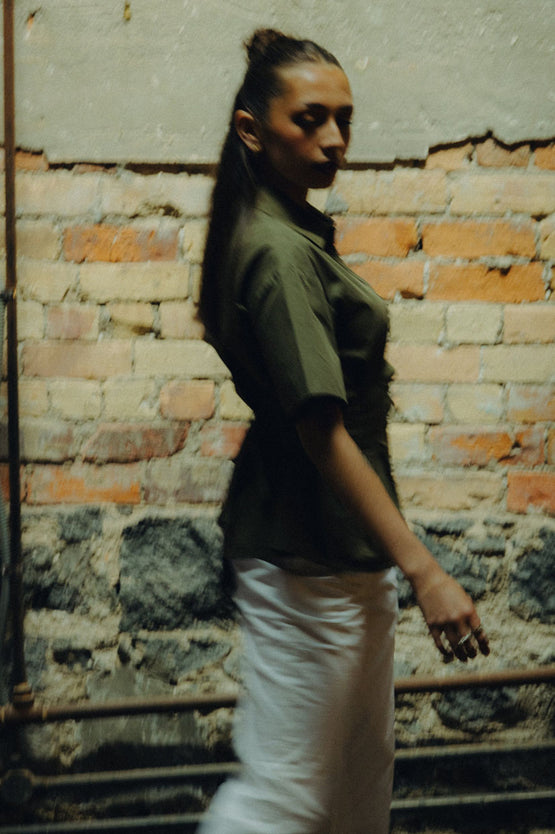Gracious Vela Shirt - Moss