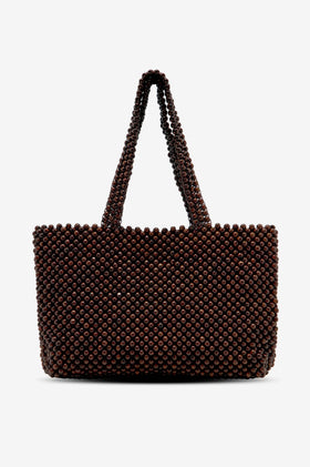 Brie Leon Madera Tote Bag - Dark Chocolate