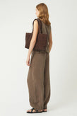 Brie Leon Madera Tote Bag - Dark Chocolate