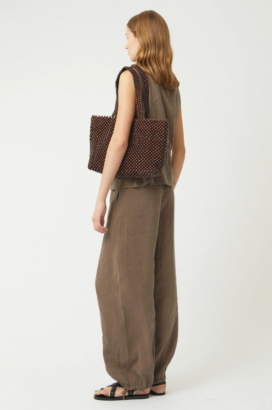Brie Leon Madera Tote Bag - Dark Chocolate