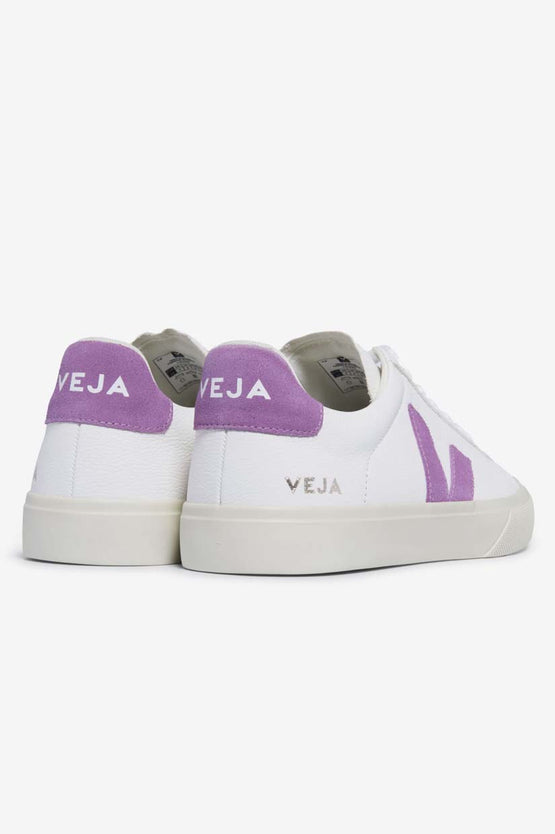 Veja Campo Chromefree Leather - Extra White Mulberry