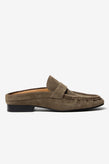 La Tribe Naomi Mule - Khaki Suede
