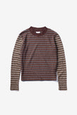 Candice Murphy Striped Top - Navy