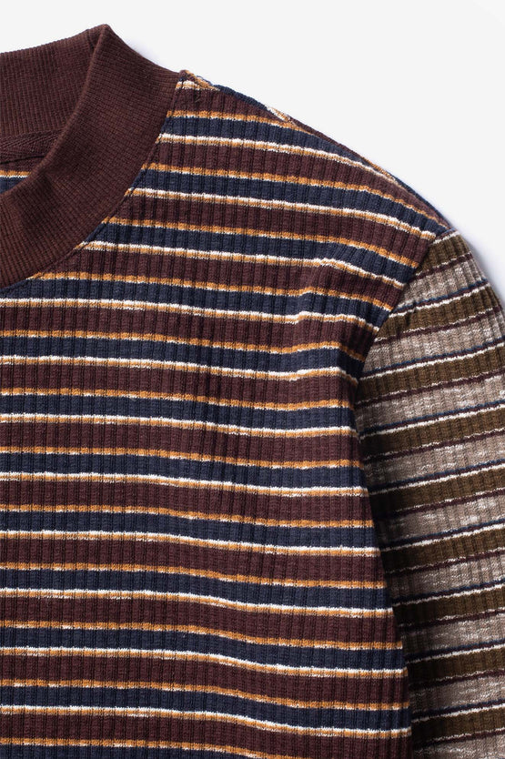 Candice Murphy Striped Top - Navy