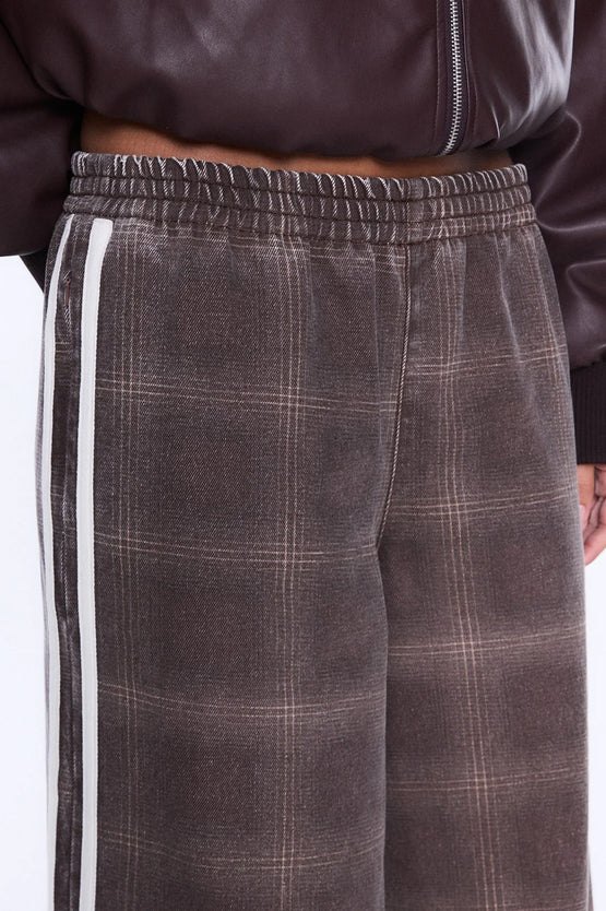 Ena Pelly Myla Wide Leg Pant - Check