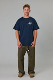 Just Another Fisherman Snapper Sea Tee - Navy