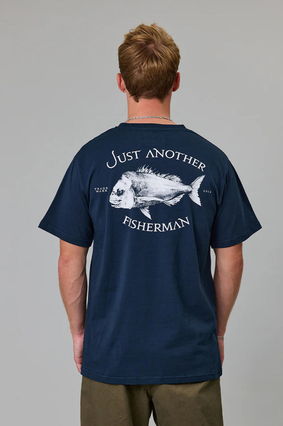 Just Another Fisherman Snapper Sea Tee - Navy