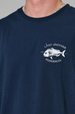 Just Another Fisherman Snapper Sea Tee - Navy