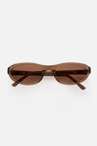 Lu Goldie Naomi Sunglasses - Coffee