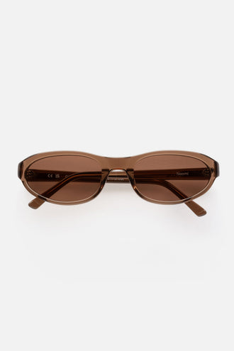 Lu Goldie Naomi Sunglasses - Coffee