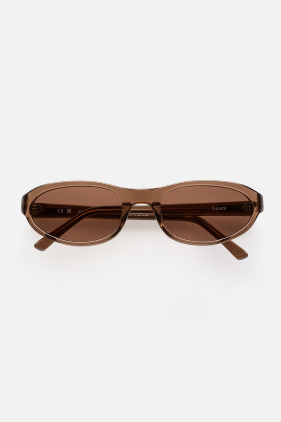 Lu Goldie Naomi Sunglasses - Coffee