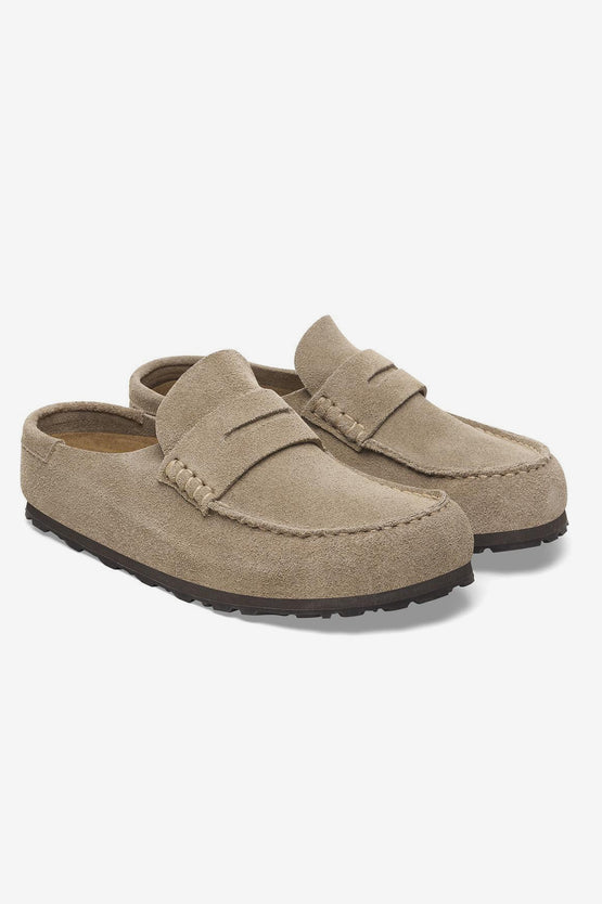 Birkenstock Naples Wrapped Suede - Taupe