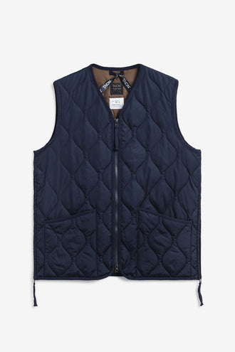 Taion Military V Neck Hard Shell Vest - Navy