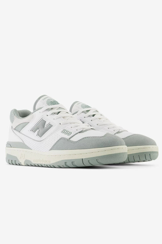 New Balance BB550NED - White with Juniper