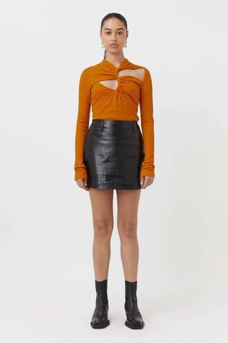 Camilla & Marc Nemesia Top - Burnt Orange