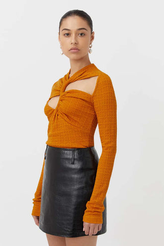 Camilla & Marc Nemesia Top - Burnt Orange