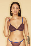 Liam Carnation Low Support Mesh Bra - Neve