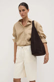 Assembly Neve Suede Shoulder Bag - Ganache