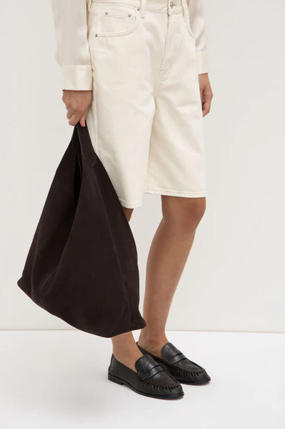 Assembly Neve Suede Shoulder Bag - Ganache