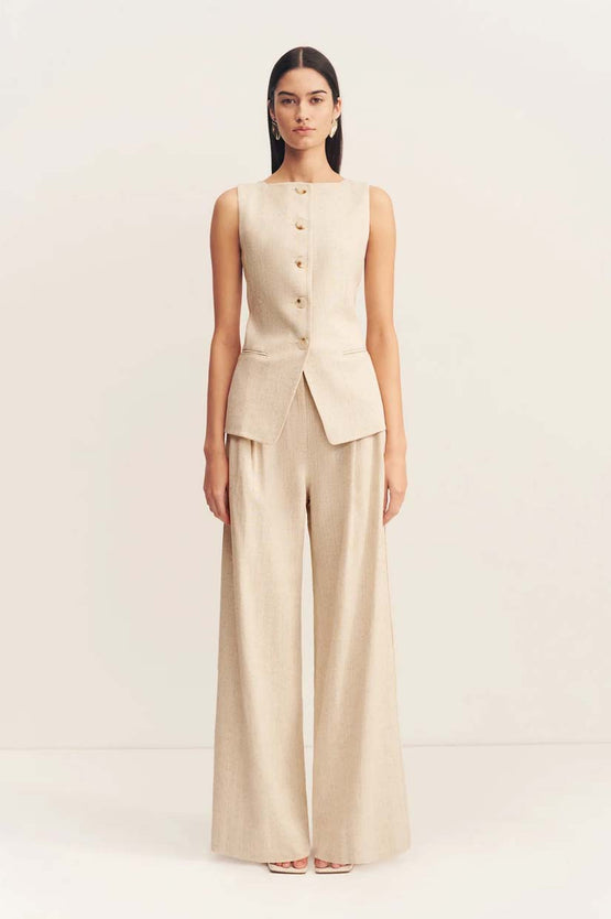 Shona Joy Newman Vest - Parchment