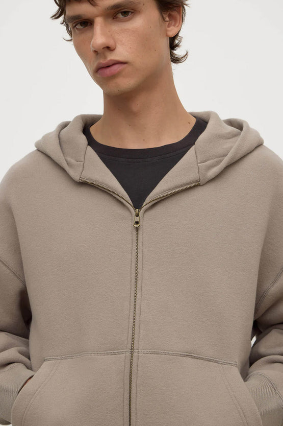 Assembly Newport Fleece Zip - Ash Grey