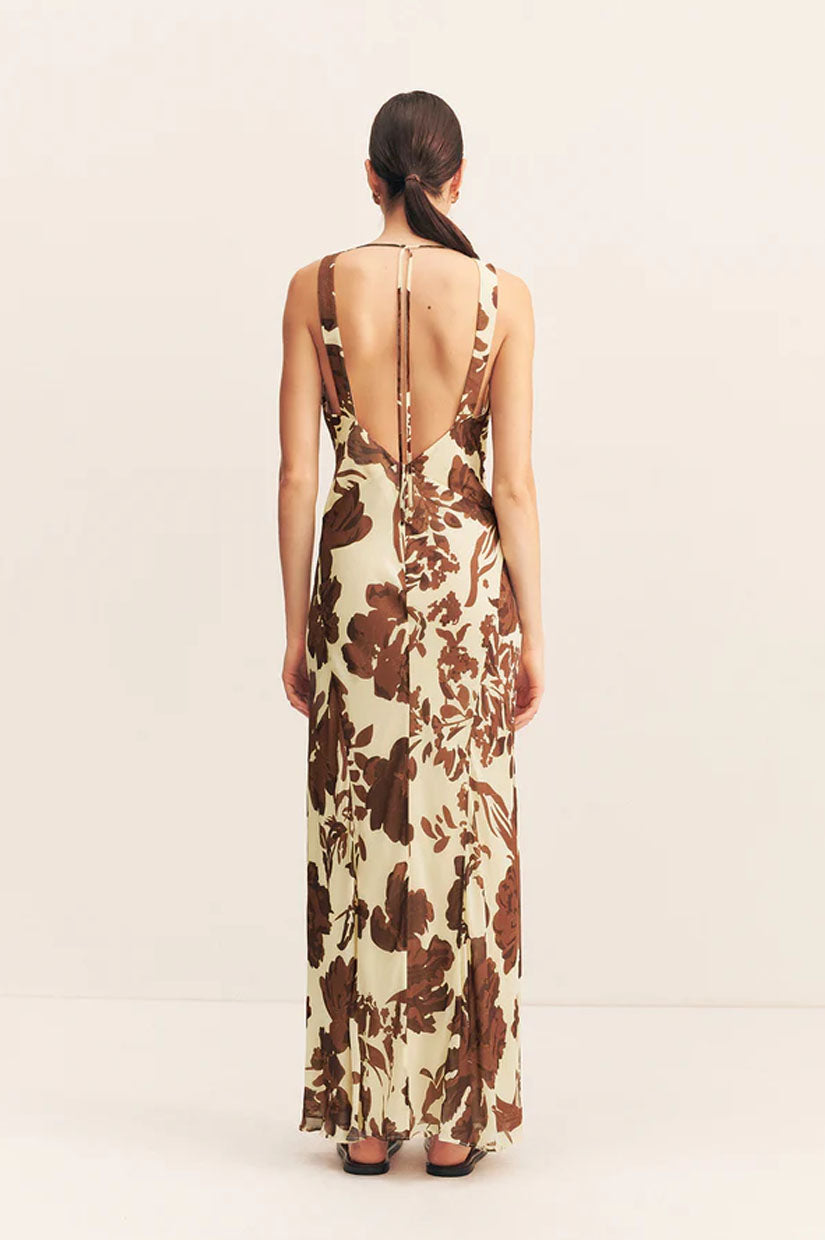 Shona Joy Noa Plunged Maxi - Wallflower