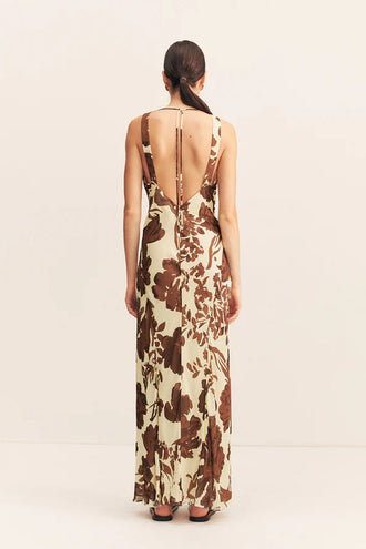 Shona Joy Noa Plunged Maxi - Wallflower