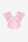 Ruby Noni Ruffle Top - Lilac Stripe