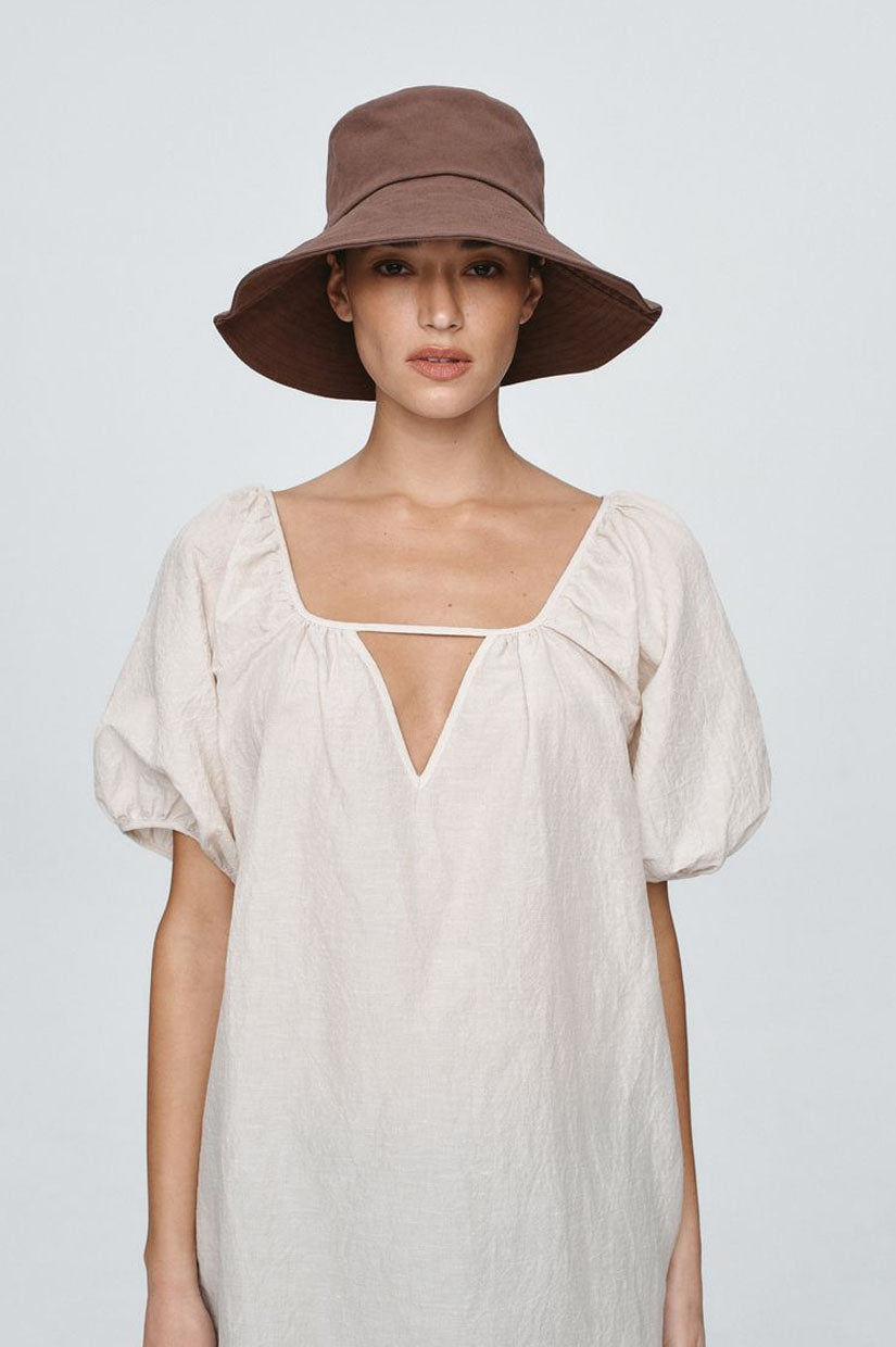 Marle Nonna Hat - Chocolate