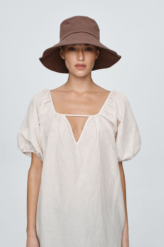 Marle Nonna Hat - Chocolate