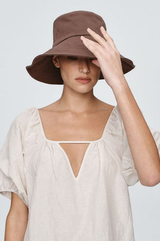 Marle Nonna Hat - Chocolate