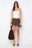 Bec & Bridge Norma Mini Skirt - Choc