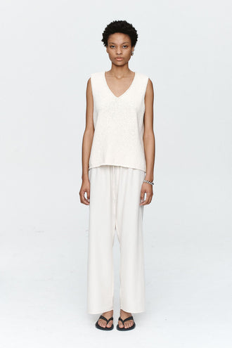 Marle Nya Vest - Ivory