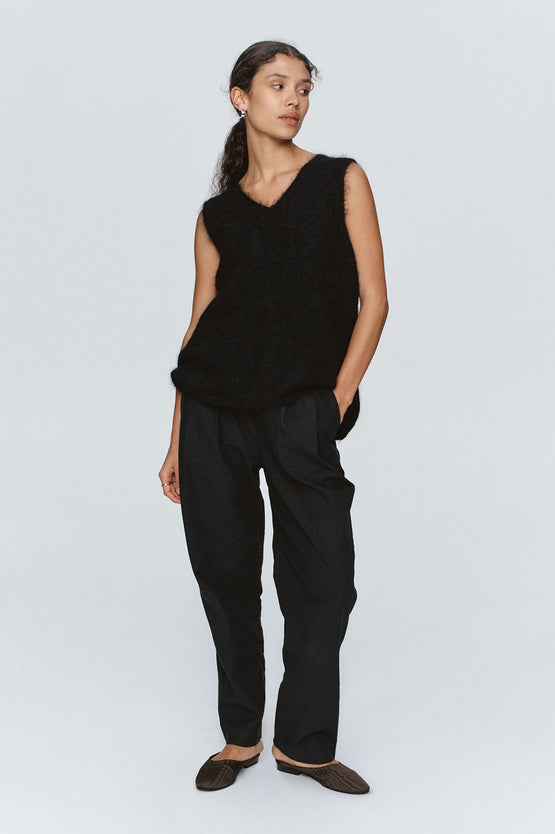 Marle Nya Vest - Black