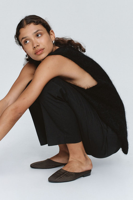 Marle Nya Vest - Black