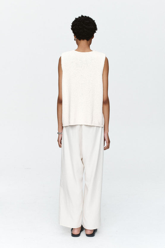 Marle Nya Vest - Ivory