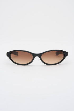 Flatlist Olympia - Solid Black / Brown Gradient Lens