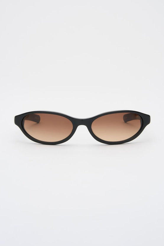 Flatlist Olympia - Solid Black / Brown Gradient Lens