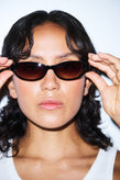 Flatlist Olympia - Solid Black / Brown Gradient Lens