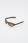 Flatlist Olympia - Solid Black / Brown Gradient Lens