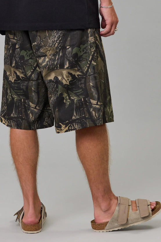 Just Another Fisherman Shipyard Shorts - Oak Camo