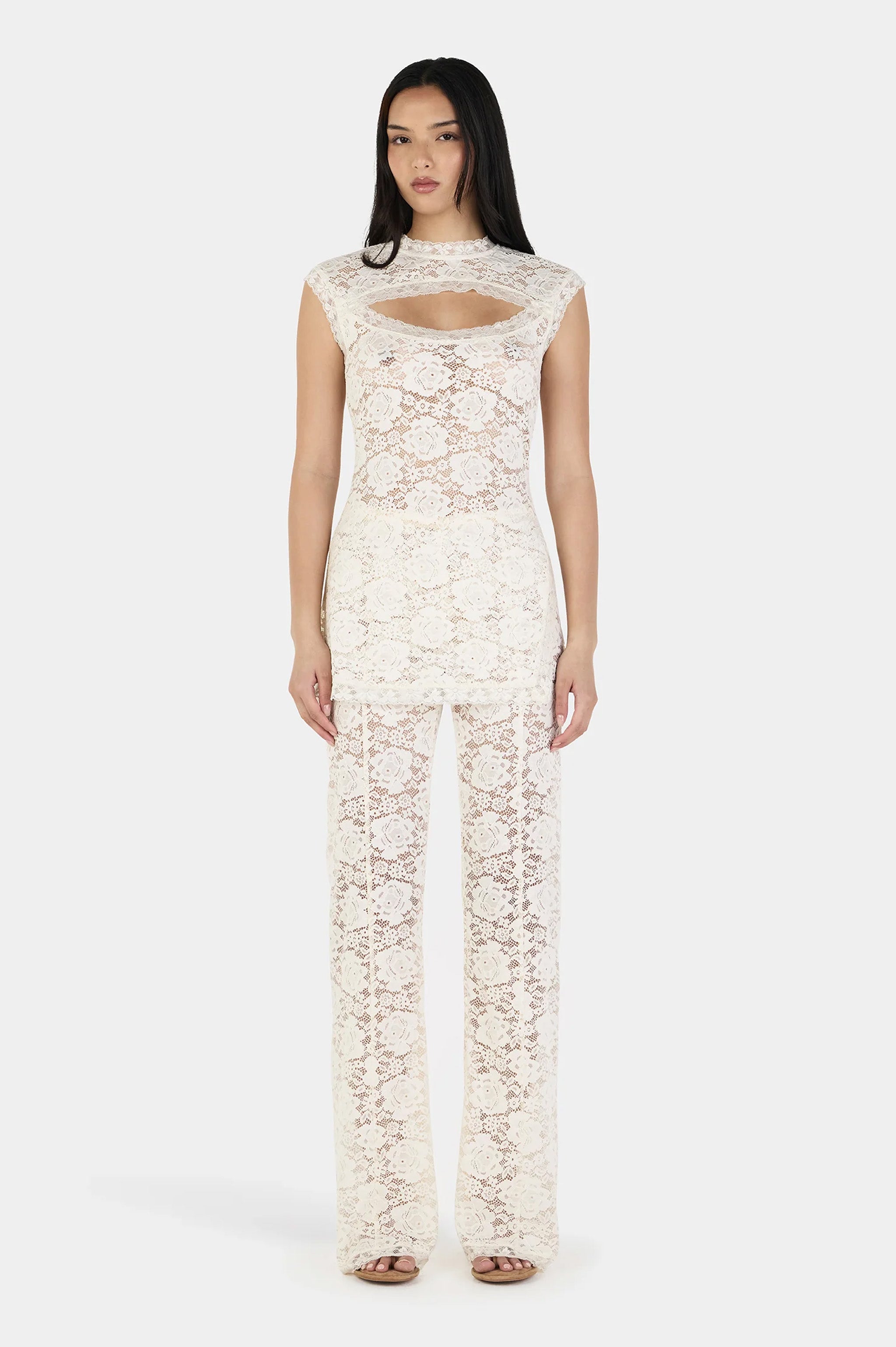 Ownley Odessa Pant - Ivory
