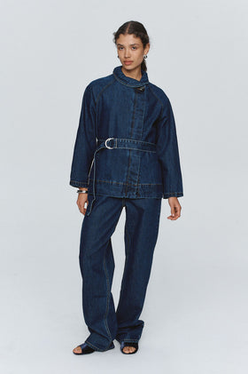 Marle Oda Jacket - Washed Indigo