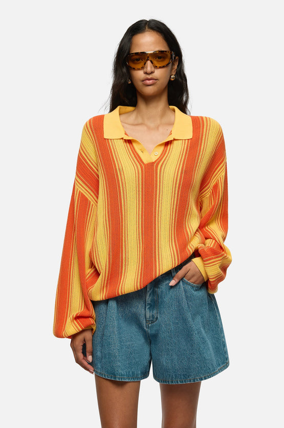 Blanca Odette Sweater - Tangerine