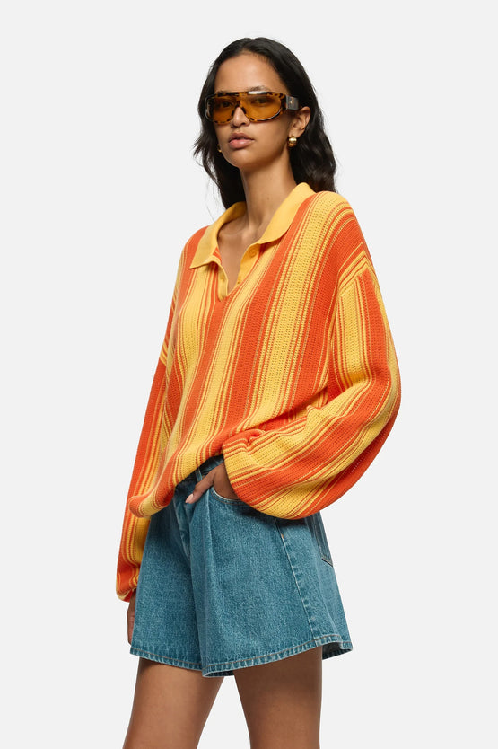 Blanca Odette Sweater - Tangerine