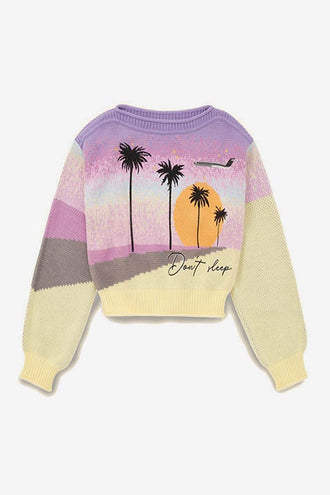 House Of Sunny Don't Sleep Knit - Multi