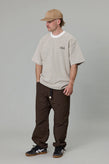 Just Another Fisherman Heavy Shore Tee - Off White Stripe