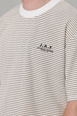Just Another Fisherman Heavy Shore Tee - Off White Stripe